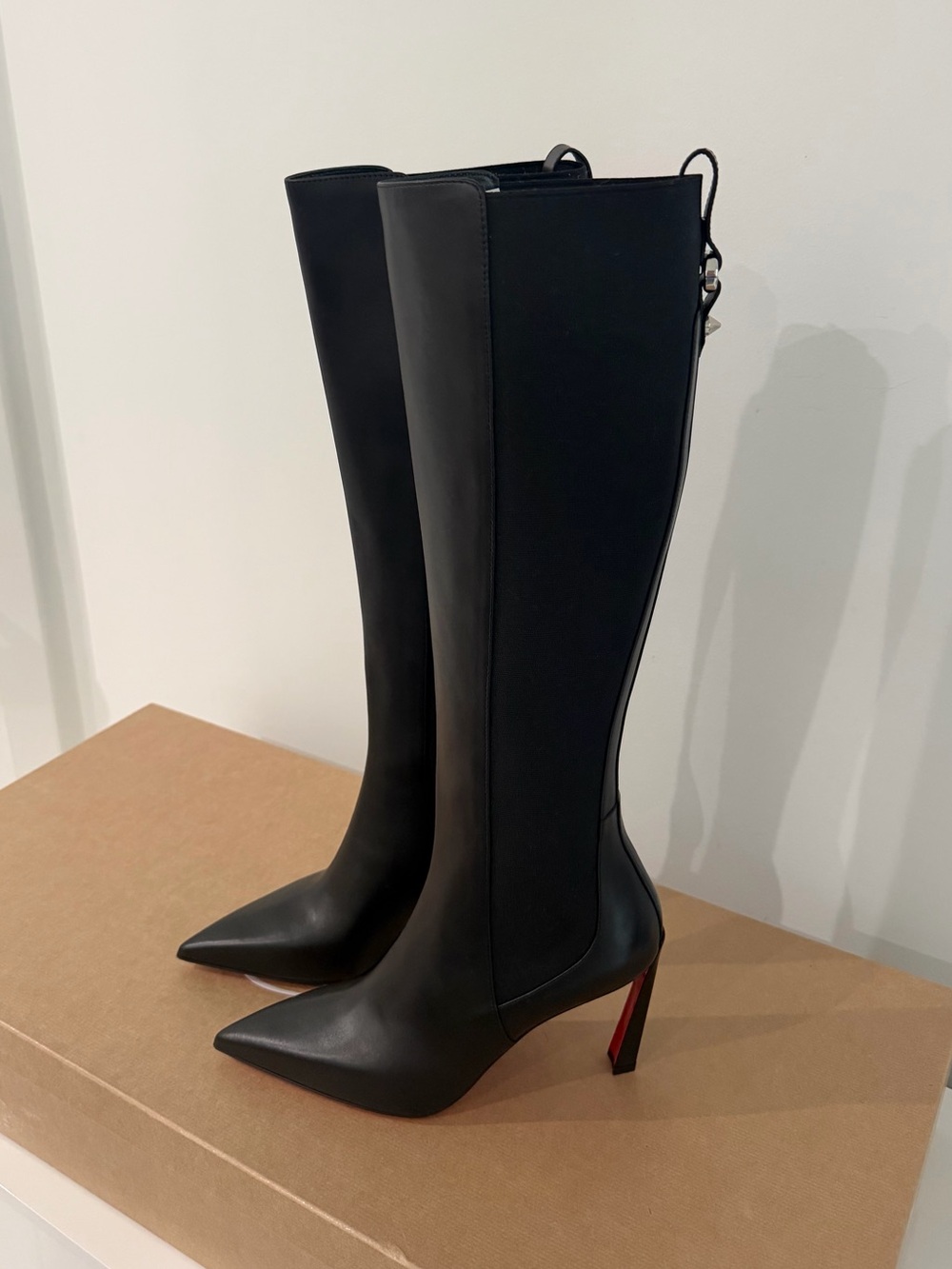 Brand New Christian Louboutin Black Boots